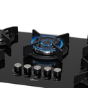 Ver imagem 4 de Fogão Cooktop 5q Tripla Chama Infinity Gás Mesa Vidro Preto Fischer Bivolt