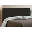 Ver imagem 1 de Cabeceira Para Cama Box Casal 160 Cm Paris - Js Móveis Suede Amassado Chocolate