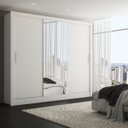 Ver imagem 1 de Guarda-roupa Casal Katherine 3 Portas 3 Gavetas com Espelho - Panorama Móveis