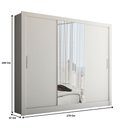 Ver imagem 3 de Guarda-roupa Casal Katherine 3 Portas 3 Gavetas com Espelho - Panorama Móveis