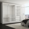 Guarda-roupa Casal Katherine 3 Portas 3 Gavetas com Espelho - Panorama Móveis - 5
