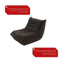 Ver imagem 2 de Poltrona Lounge 85cm a Vácuo Espumas D28 Boucle Marrom 1 Lugar 150kg Kappesberg