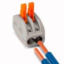 Ver imagem 2 de Conector Wago Emenda 2 Fios - 50 Unidades - 222-412