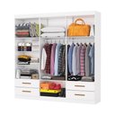 Ver imagem 3 de Guarda Roupa 6 Portas 4 Gav 2 Espelhos Allure -grand Line