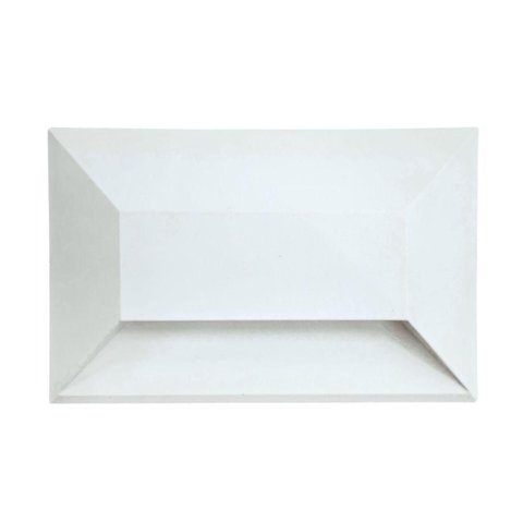 Arandela Balizador LED Onix Horizontal 3000k 127V Ip-40 Branco Ledart La-231