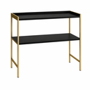 Ver imagem 5 de Organizador para Lavanderia com Prateleiras Resistentes Londres - Preto/Dourado