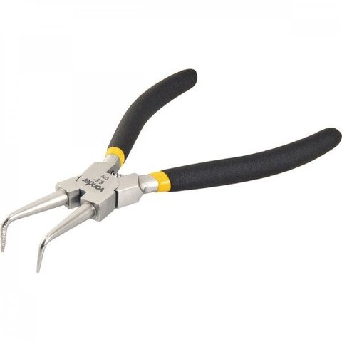 Alicate para anéis internos bico curvo 6.1/2" - 165 mm Vonder