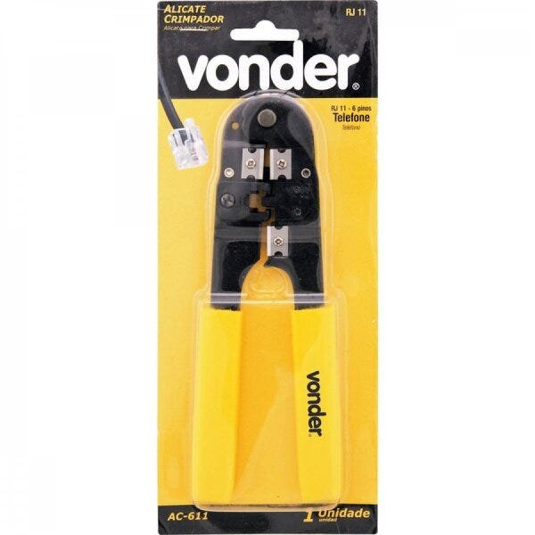 Alicate crimpador AC 611 Vonder - 2