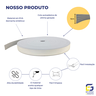Moldura Painel Ripado Eva Adesivo Urânio 5cmx5mm 20 Metros - Cinza - 3