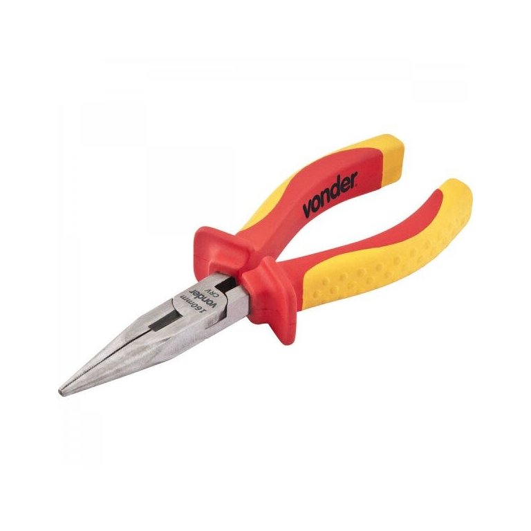 Alicate bico meia-cana reto 6" VDE Vonder