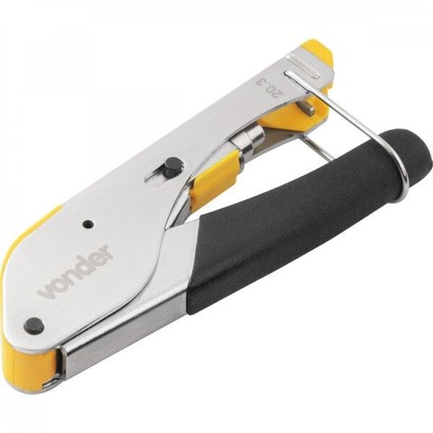 Alicate crimpador para cabo coaxial Vonder