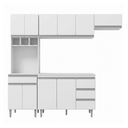 Ver imagem 1 de Cozinha Completa Premium Ravena 280cm com Torre Quente:Branco