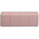 Ver imagem 3 de Puff Decorativo Living Sala de Estar 195 cm Roma W01 Linho Rosa - Lyam Decor