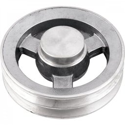 Polia de alumínio 2 canais A - 130 mm Vonder - 1