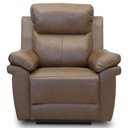 Ver imagem 5 de Poltrona do Papai Retrátil Reclinável Elétrica Imperial L06 Couro Marrom Castanho - Lyam Decor
