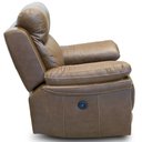 Ver mais imagens de Poltrona do Papai Retrátil Reclinável Elétrica Imperial L06 Couro Marrom Castanho - Lyam Decor
