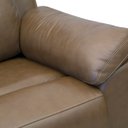 Ver imagem 3 de Poltrona do Papai Retrátil Reclinável Elétrica Imperial L06 Couro Marrom Castanho - Lyam Decor