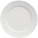 Ver imagem 5 de Jogo de 6 Pratos Rasos Porcelana 26,5cm Germer Relevo Chevron Branco Redondo Mesa Posta