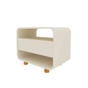 Ver imagem 5 de Conjunto Cabeceira Box Regulável com Duas Mesas Led Niara Cor:off White