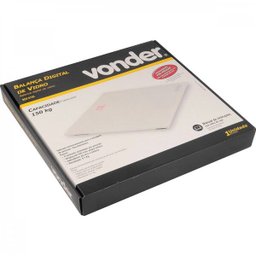 Balança digital de vidro 150 kg BDV 0150 Vonder - 3