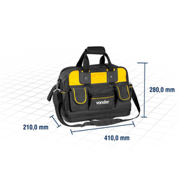 Bolsa em Lona para Ferramentas 410 Mm X 210 Mm X 280 Mm Vonder - 2