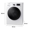 Lava e Seca Samsung Ecobubble 11 Kg Smart Check Wd11a - 11