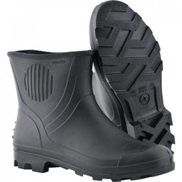 Bota de PVC preta cano 3/4 sem forro 42 Vonder - 1