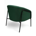 Ver imagem 6 de Poltrona Sala Industrial Alta Preto Stella Bouclê D03 - D'Rossi Cor Verde