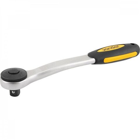 Catraca para Soquete Encaixe 1/2" Reversível com Cabo Emborrachado Vonder