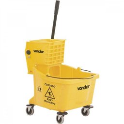 Carro/balde plástico para limpeza com espremedor 32 litros BEV 3200 Vonder - 1