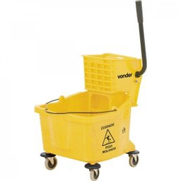 Carro/balde plástico para limpeza com espremedor 32 litros BEV 3200 Vonder - 2
