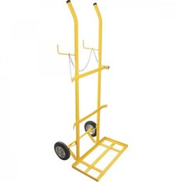 Carrinho para transporte de cilindro de oxigênio e acetileno para 2 cilindros Vonder - 1