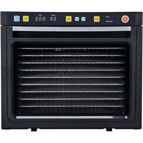 vidaXL Desidratador de alimentos com 10 bandejas, 550W, branco