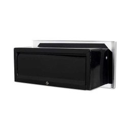Caixa Correio techinox carta Luxo linear branca fosca pintura de alta resistência - 3