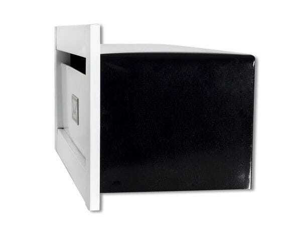 Caixa Correio techinox carta Luxo linear branca fosca pintura de alta resistência - 2