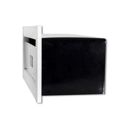 Caixa Correio techinox carta Luxo linear branca fosca pintura de alta resistência - 2