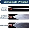 Bico de Mangueira Modelo 3 em 1 Jato Alta Pressão Potente - 3