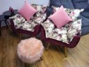 Ver imagem 2 de Puff Decorativo Pelo Alto Rosê