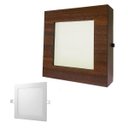 Ver imagem 2 de Plafon de LED 18W 3000K com Máscara Mdf Imbuia