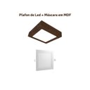Ver imagem 5 de Plafon de LED 18W 3000K com Máscara Mdf Imbuia