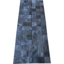 Ver imagem 1 de Tapete de couro cinza tingido 0,60x1,50 s/b pç 10x10