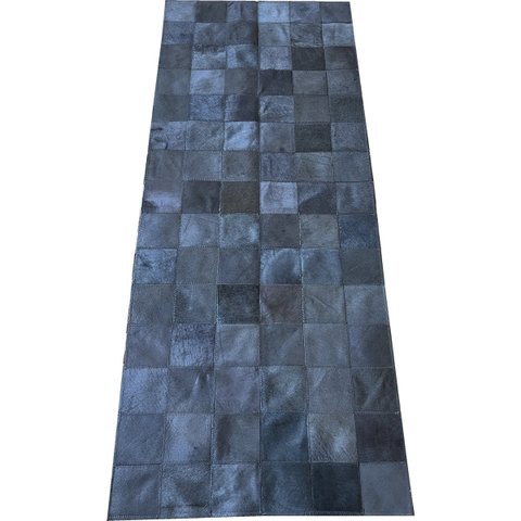 Tapete de couro cinza tingido 0,60x1,50 s/b pç 10x10