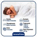 Ver imagem 5 de Cama Box Baú Suede Solteiro + Colchão Sereneprime Molas Ensacadas 88x188x69 Bege