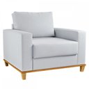 Ver imagem 2 de Poltrona Itália Linho Gelo - Vian