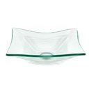 Ver imagem 1 de Cuba de Vidro P/ Banheiro Lavabo Retangular + Válvula Click:incolor