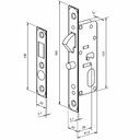 Ver imagem 2 de Fechadura Bico de Papagaio para Porta de Correr Externa 29mm Branca Fa 1065 Imab