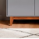 Ver imagem 5 de Buffet 02 Portas sem Gaveta Flow Cinza