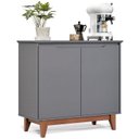 Ver imagem 1 de Buffet 02 Portas sem Gaveta Flow Cinza