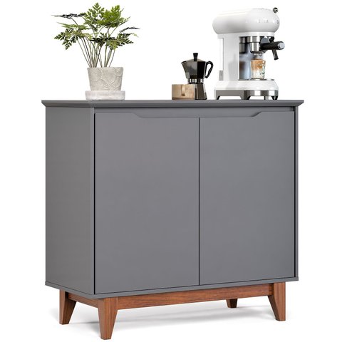 Buffet 02 Portas sem Gaveta Flow Cinza