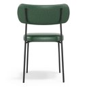 Ver imagem 5 de Kit 04 Cadeiras Sala de Jantar Lila Estofada com Encosto Couríssimo Verde - Abmaza
